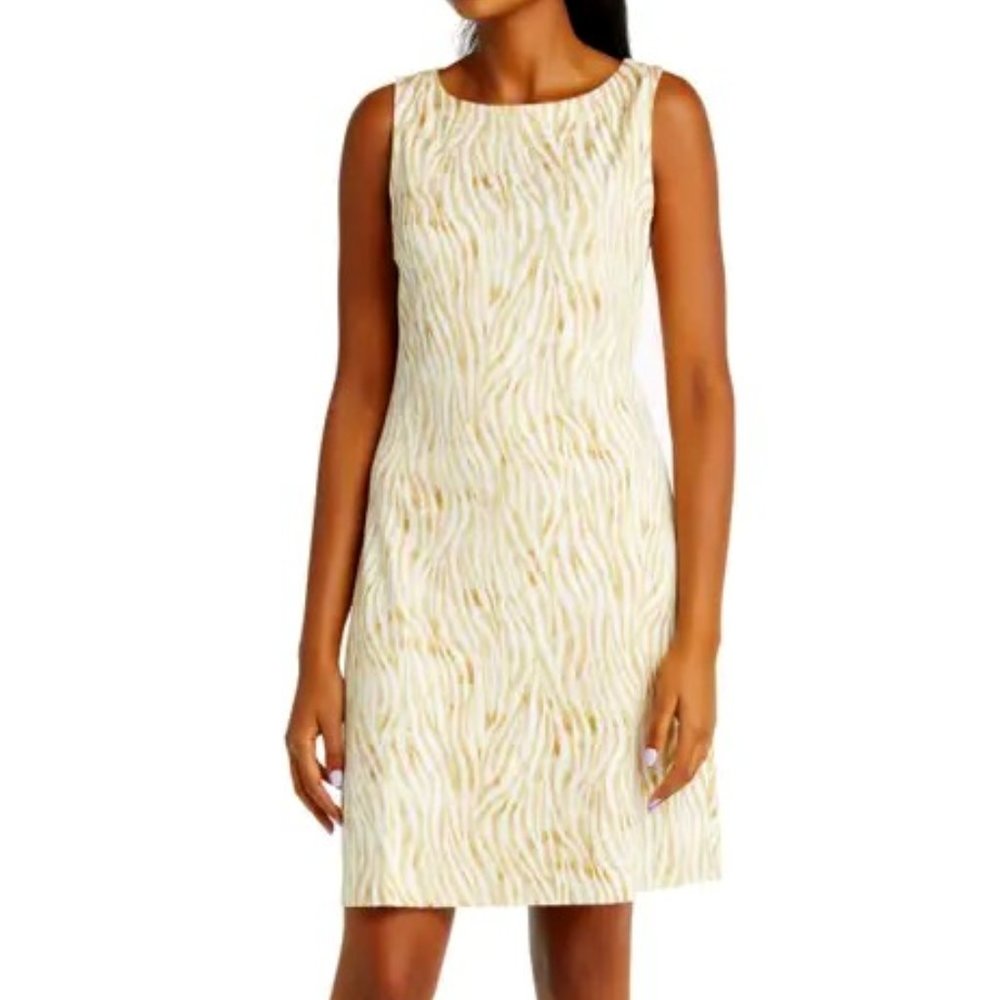 Zebra Sheath Dress (L)